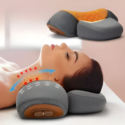 Elektrisch Nekmassagekussen met Warmte & Vibratie